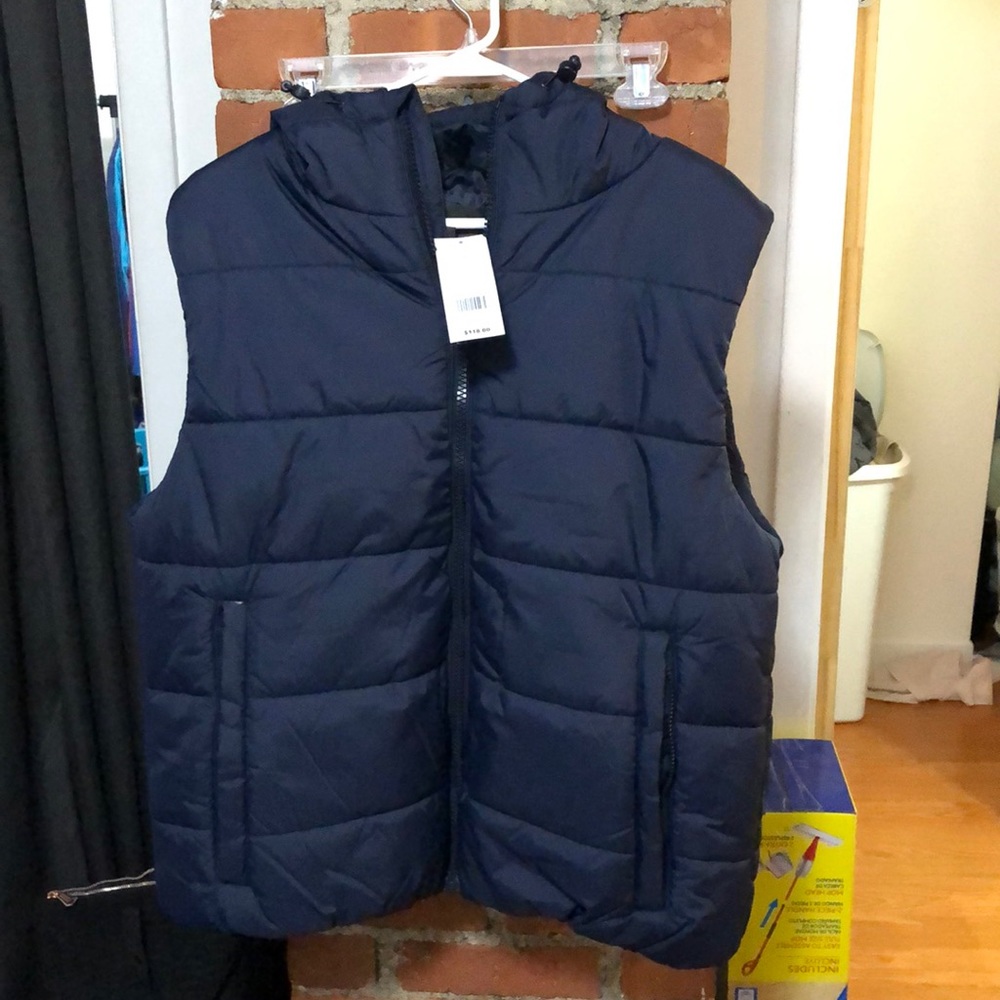 French Connection Hooded Bubble Vest
